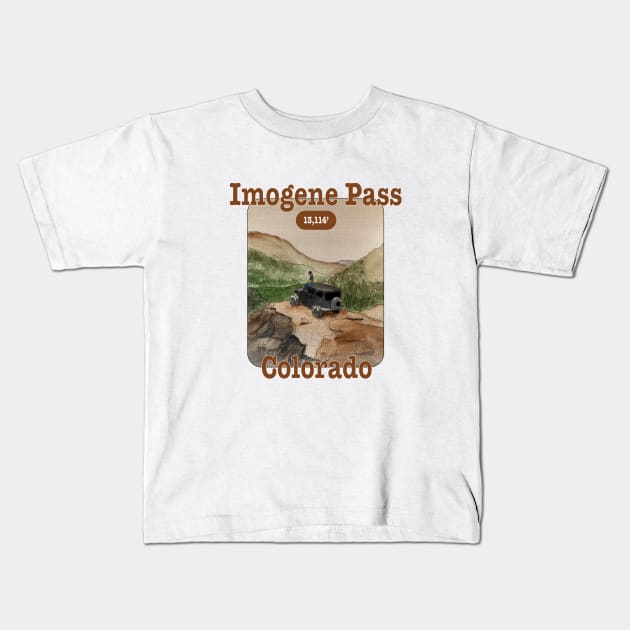 Imogene Pass Kids T-Shirt by MMcBuck